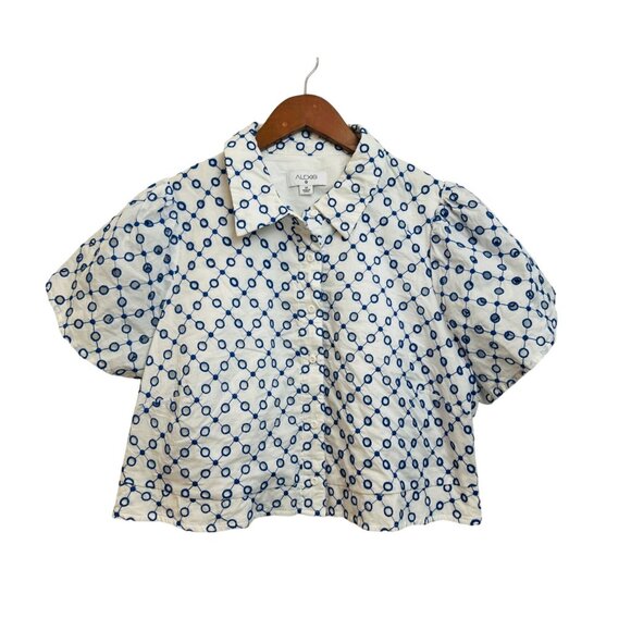 Alexis x Target Tulip Eyelet Top Cotton Lined Size 1X - Picture 1 of 6